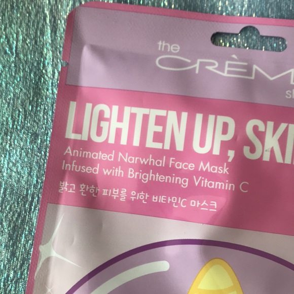6/$15 the Creme Shop Lighten Up, Skin! Brightening Sheet Mask - Picture 3 of 7